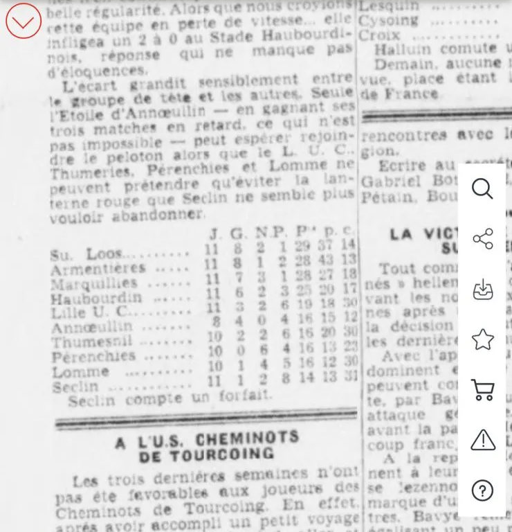 Archive presse ES Ennequin Loos 1936